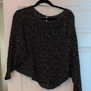 FP Movement by Free People Black and Gray Sweater